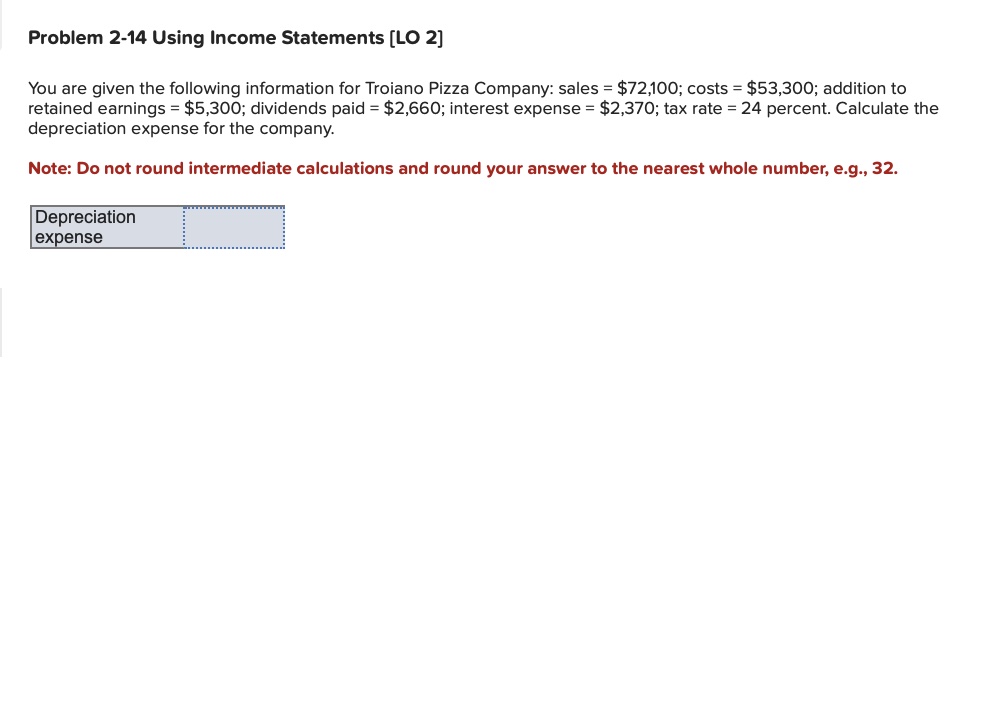 Solved You are given the following information for Troiano | Chegg.com