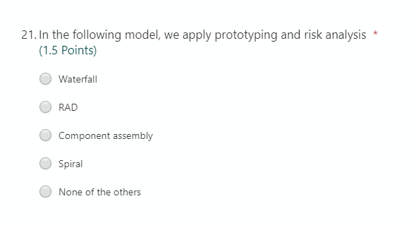 Solved 21. In the following model, we apply prototyping and | Chegg.com