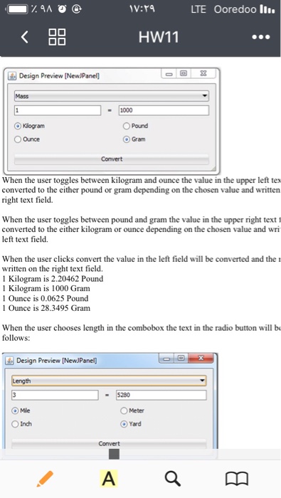 Solved Q2 Design a conversion utility to convert mass and | Chegg.com