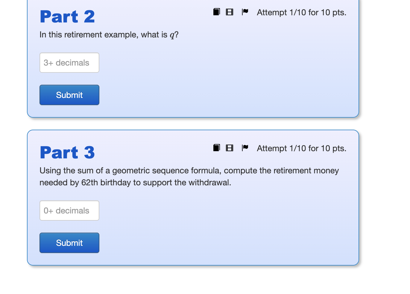 Solved Intro The following is an example of an annuity. 