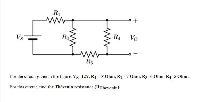Solved Ri + Vs R2 R4 Vo w R3 For the circuit given in the | Chegg.com