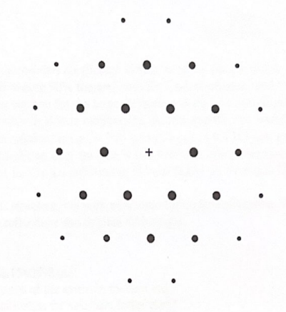Solved The figure shown below is an electron diffraction | Chegg.com