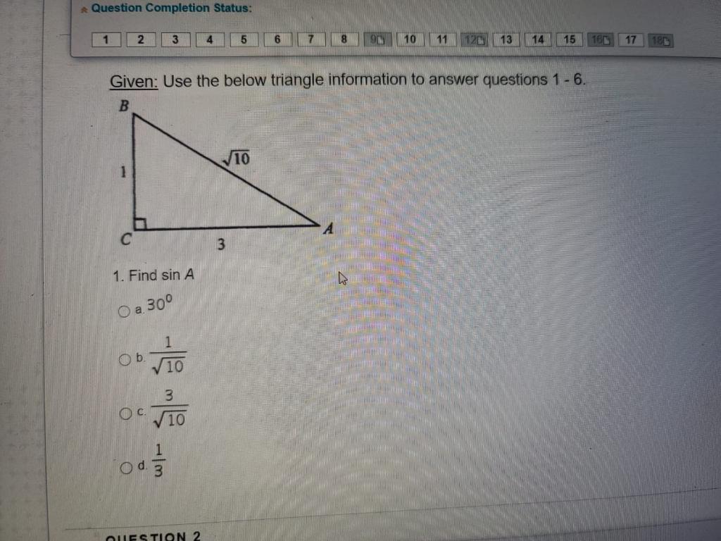 Solved Question Completion Status 1 2 3 4 5 6 10 11 1 Chegg Com