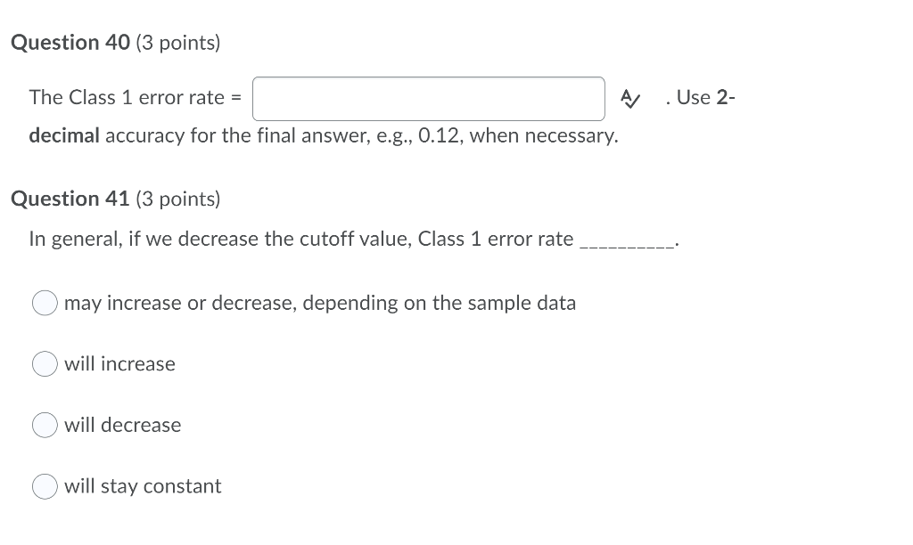 Solved [Chapter 9] Classification Confusion Matrix The table | Chegg.com