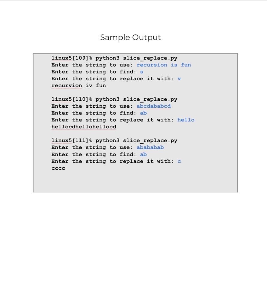 Solved For any part that requires recursion, if you do not | Chegg.com