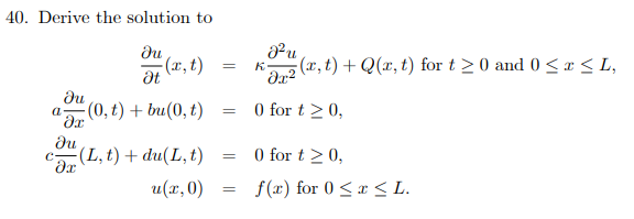 Solved 0 And 0 0 T Bu 0 T 0 For T L T D Chegg Com