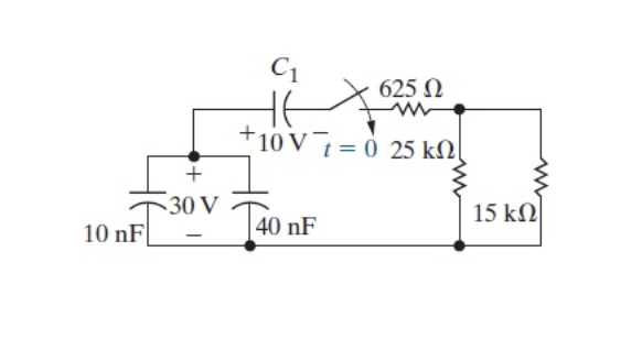 Solved At the time the switch is closed in the circuit in | Chegg.com