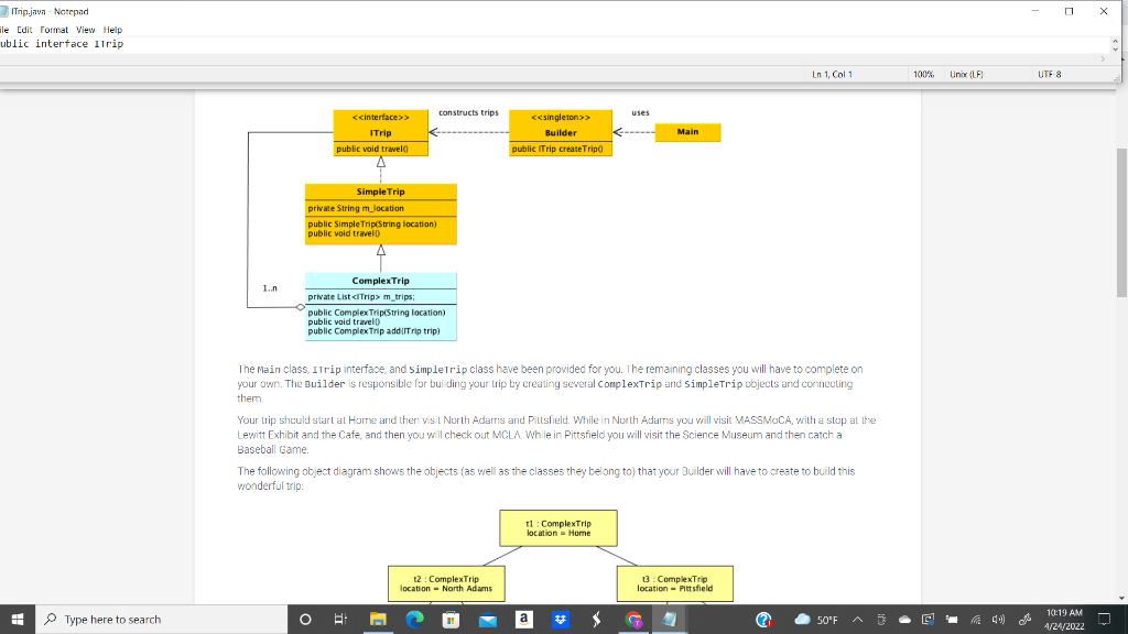 Solved I would like you to implement a program that prints | Chegg.com