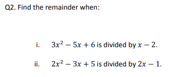 x 3 divided by x 2 5x 6