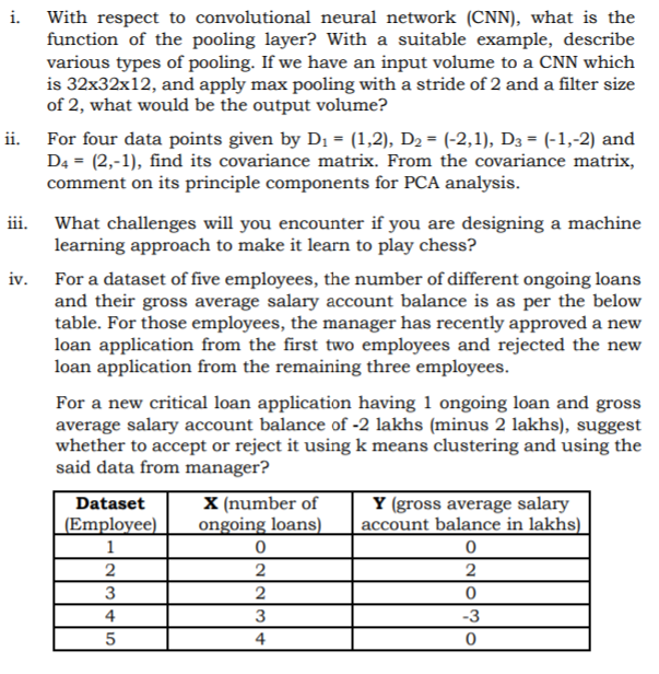 Solved i. With respect to convolutional neural network | Chegg.com