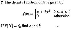 Solved What if instead of having E(x) = 3/5, you had Var(X) | Chegg.com