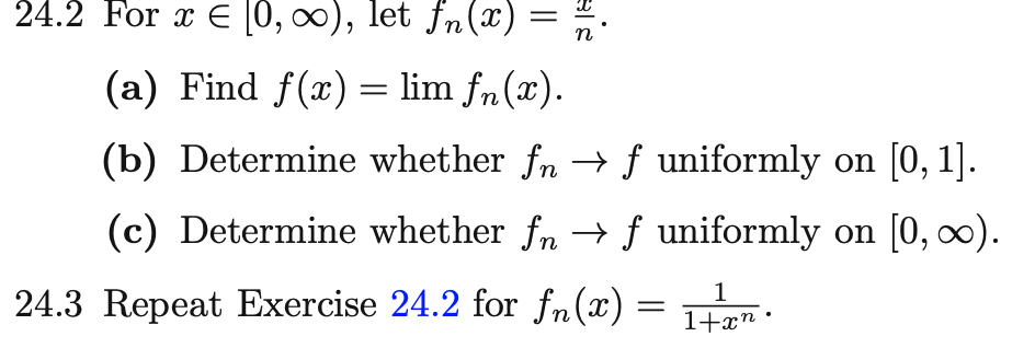 Solved 24 2 For X E 10 00 Let Fn 2 N A Find F X Chegg Com