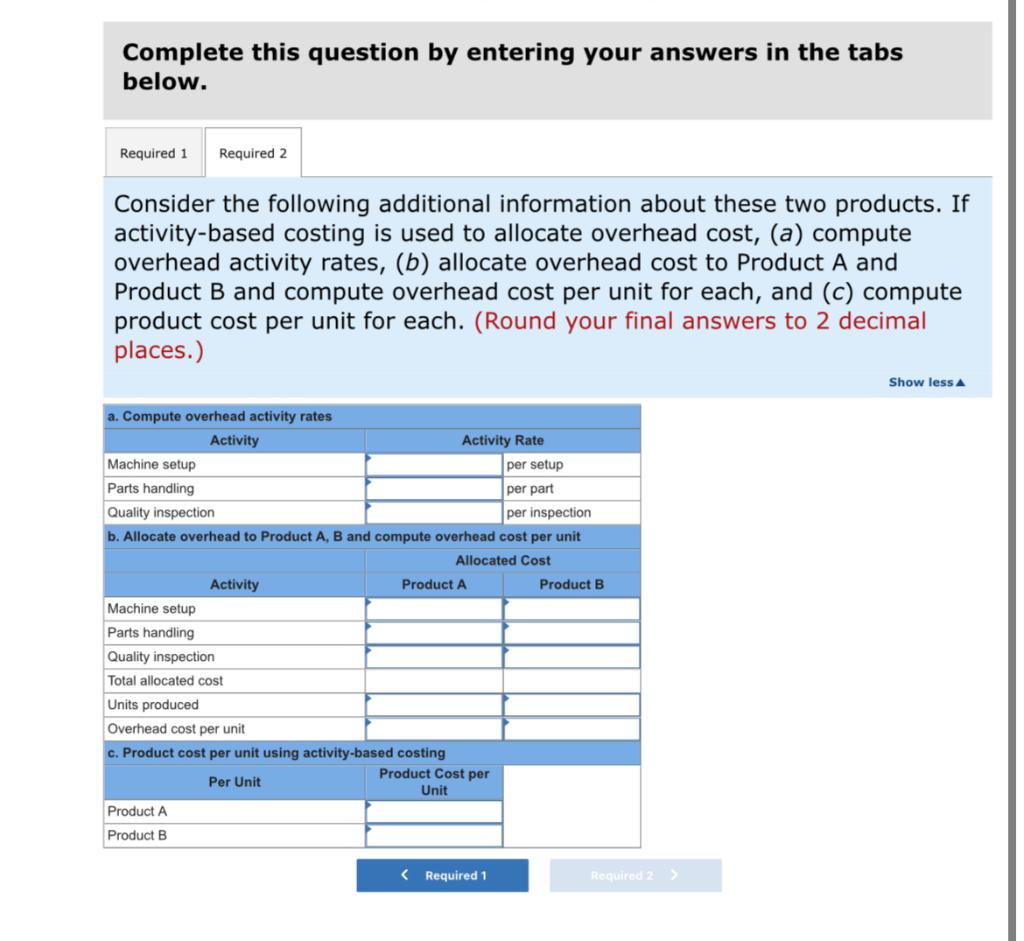 solved-consider-the-following-data-for-two-products-of-chegg