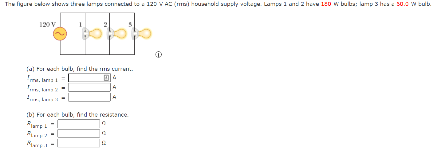 Solved The Figure Below Shows Three Lamps Connected To A | Chegg.com