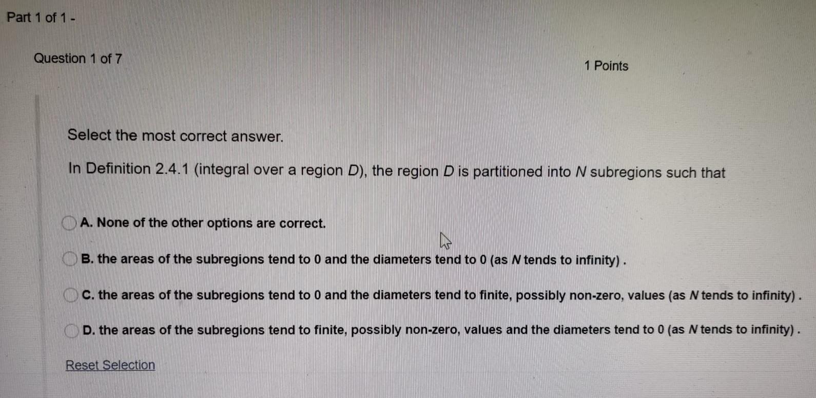 Solved Definition (2.4.1). Let D be a region in R2 with | Chegg.com