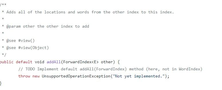 Solved * Adds the location and the provided words. * @param | Chegg.com