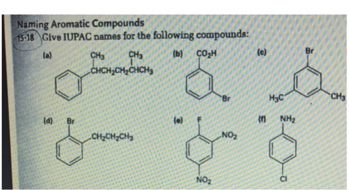 solved-naming-aromatic-compounds-give-iupac-names-for-the-chegg