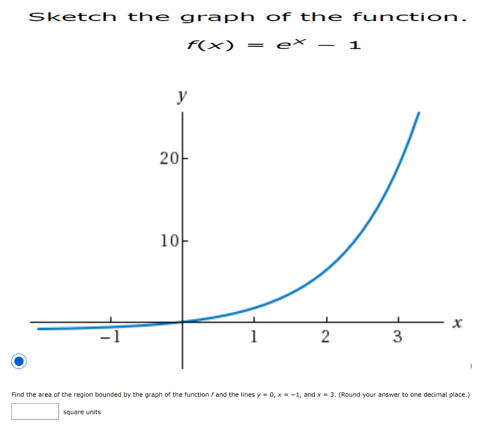 solved-sketch-the-graph-of-the-function-f-x-ex-1-20-10-chegg