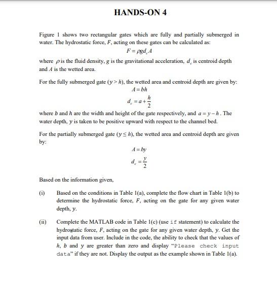 Solved HANDS-ON 4 Figure 1 Shows Two Rectangular Gates Which | Chegg.com