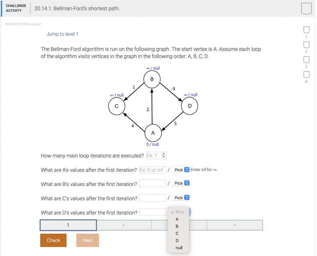 solved-the-bellman-ford-algorithm-is-run-on-the-following-chegg