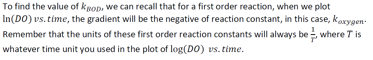 Assuming a first order reaction, calculate the values | Chegg.com