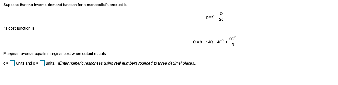 solved-suppose-that-the-inverse-demand-function-for-a-chegg