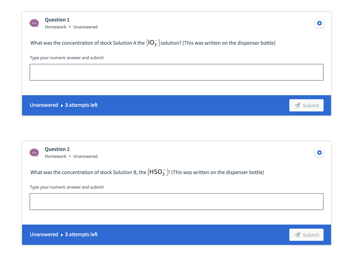 Solved You will only have ONE set of test tubes. Effect of | Chegg.com