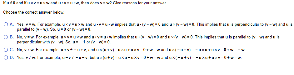 solved-if-u-0-and-if-u-xv-uxw-and-u-v-uow-then-does-v-w-chegg