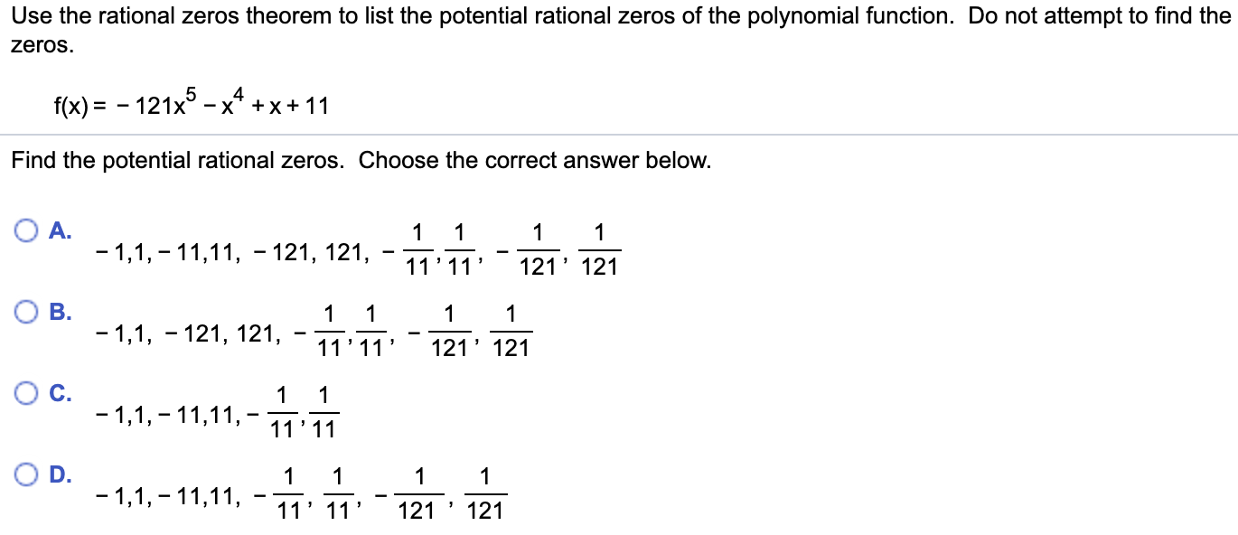 Information Is Given About A Polynomial F X Whose Chegg 