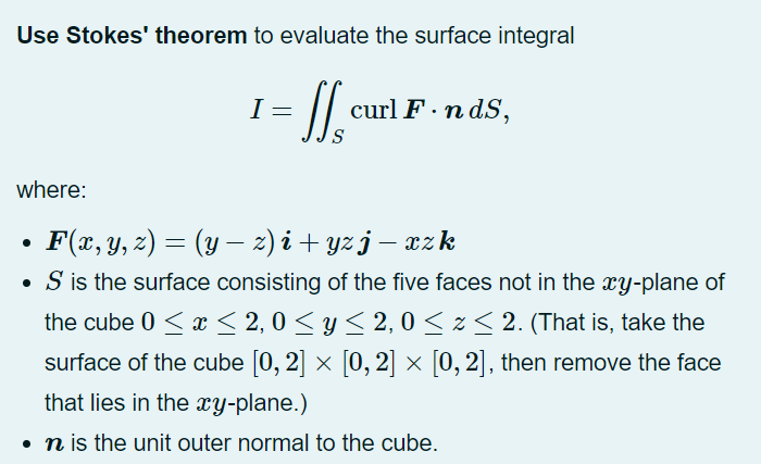 Solved Use Stokes' theorem to evaluate the surface integral | Chegg.com