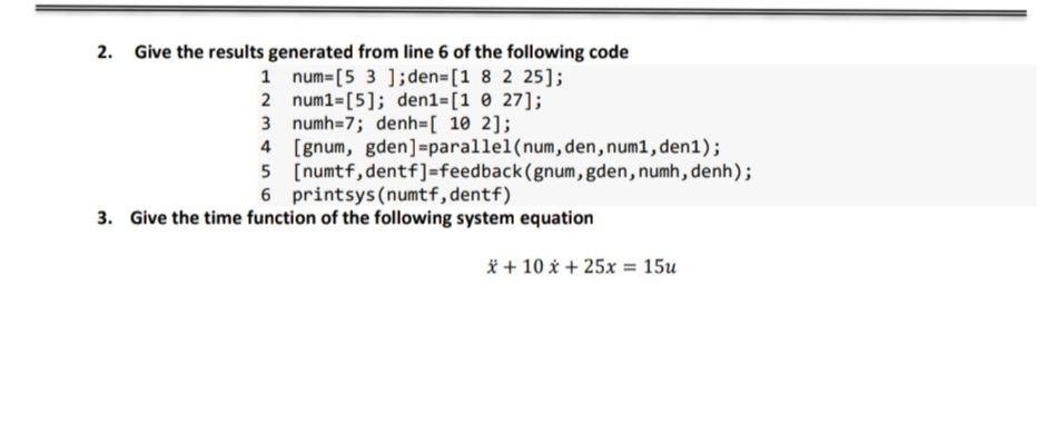 Solved Q7. Answer the following questions (30 points) 1. | Chegg.com