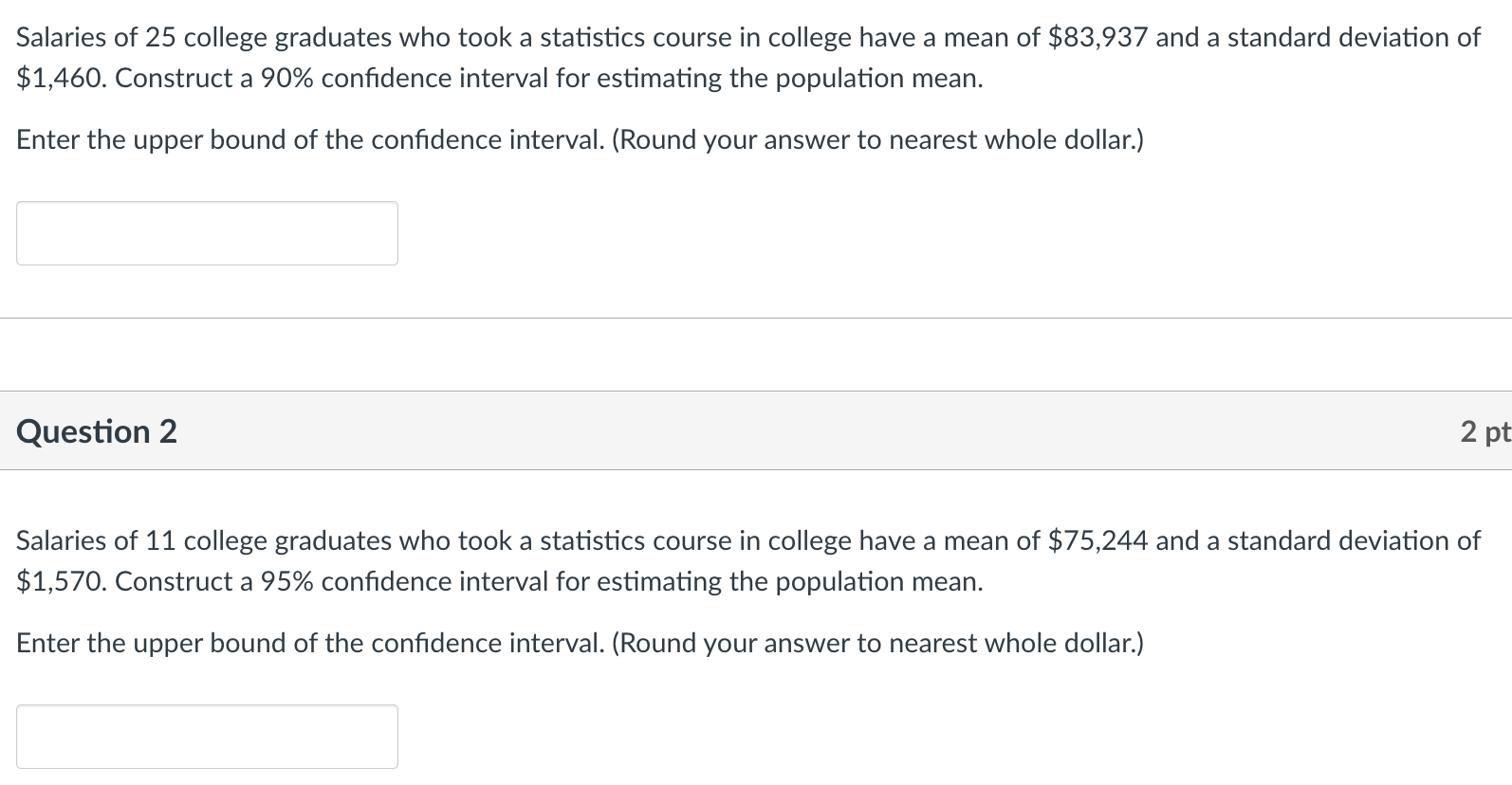 Solved Salaries of 25 college graduates who took a | Chegg.com