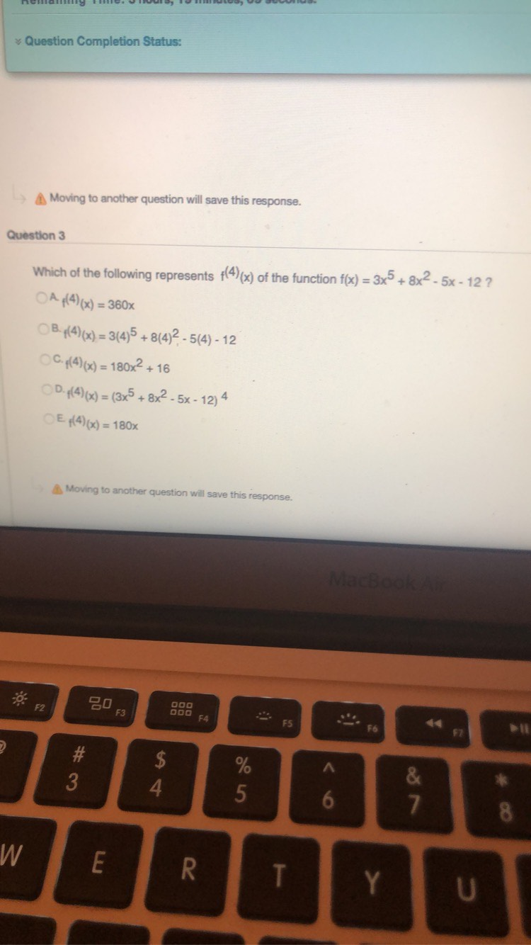 Solved Question Completion Status: Moving to another | Chegg.com