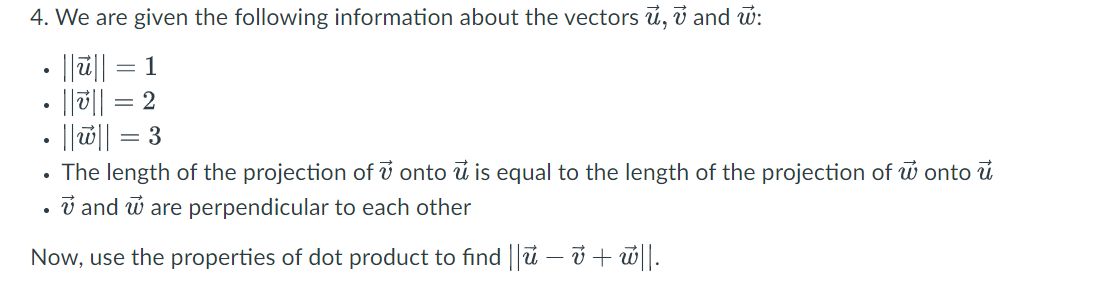 Solved 4. We are given the following information about the | Chegg.com