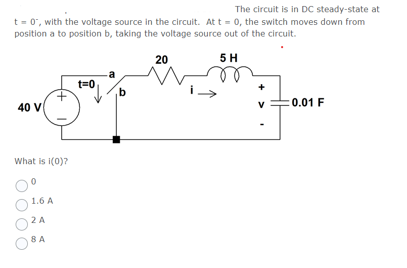 Solved What Is V 0 For This Question Use I 0 1 A An Chegg Com