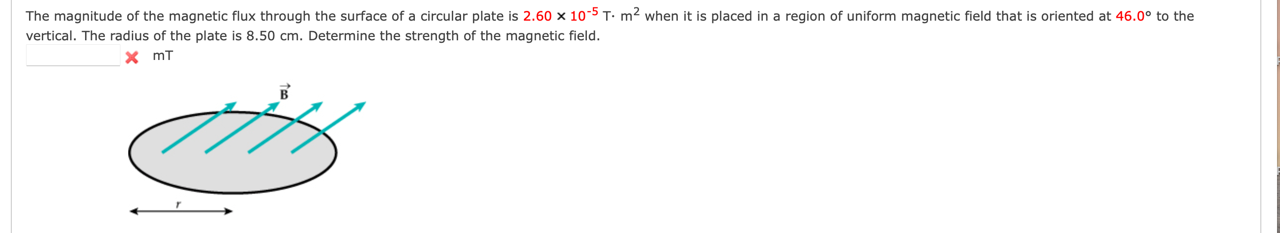 Solved The magnitude of the magnetic flux through the | Chegg.com