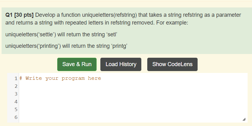 Solved Q1 [30 pts] Develop a function | Chegg.com