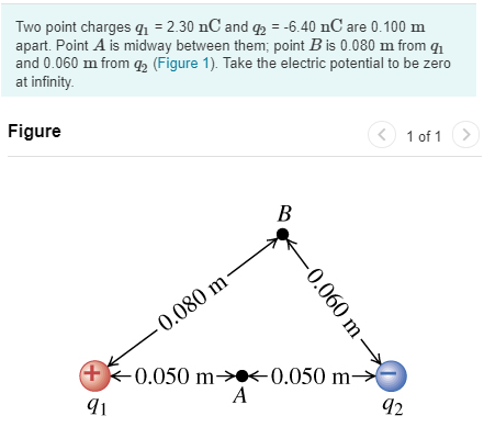 Solved A. Find the potential at point A. B. Find the | Chegg.com