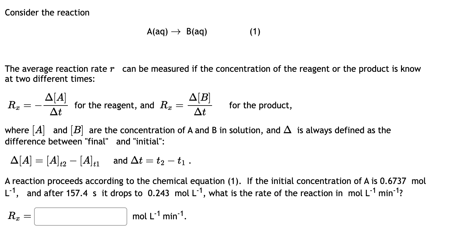 solved-consider-the-reactiona-aq-b-aq-the-average-reaction-chegg