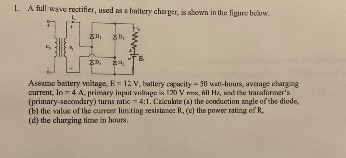 battery charger capacity calculation