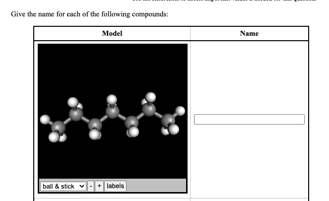 Solved Give the name for each of the following compounds: | Chegg.com