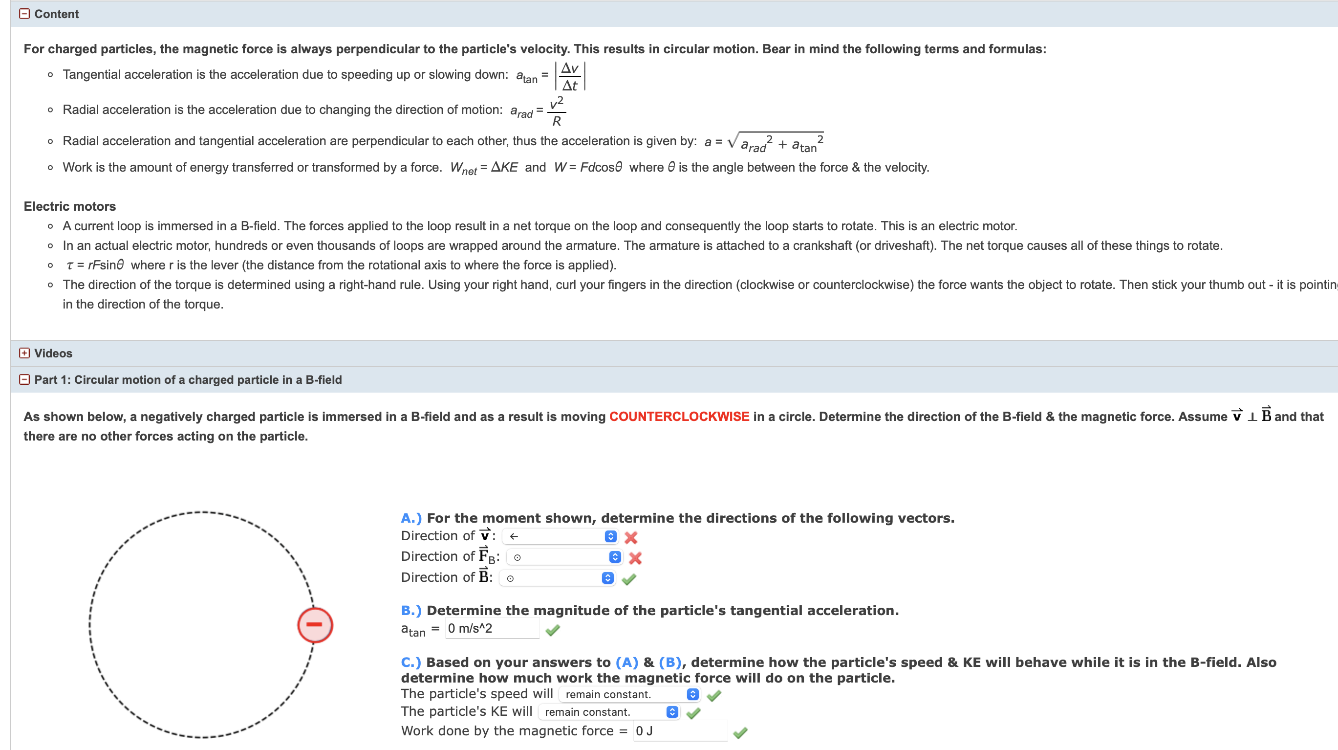 Solved please solve the ones marked wrong with appropriate | Chegg.com