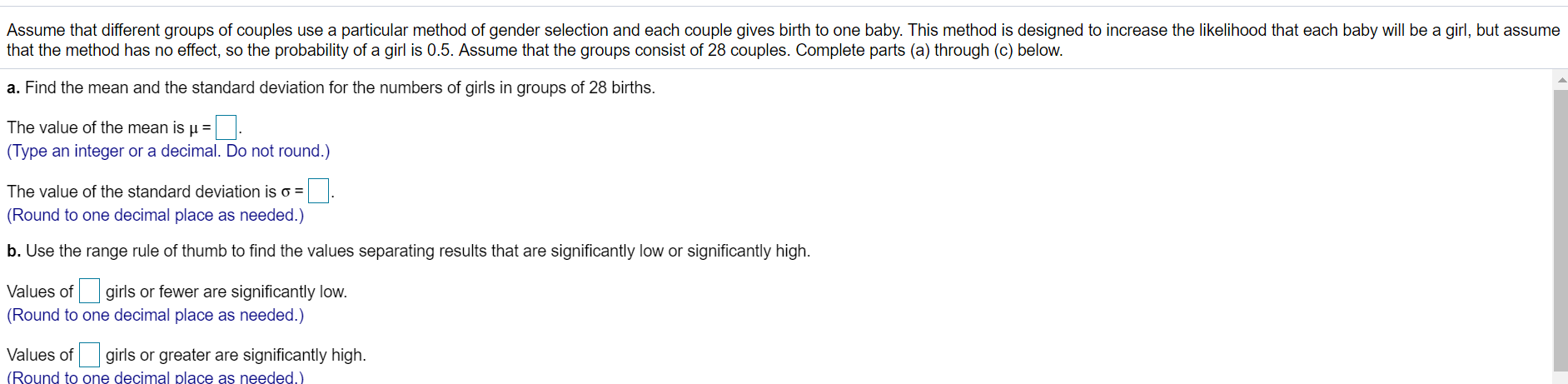 Solved Assume that different groups of couples use a | Chegg.com