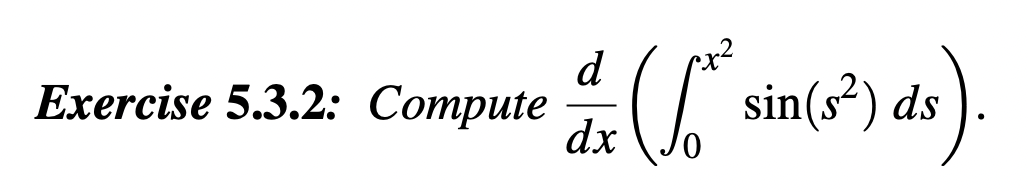 Solved Exercise 532 Compute Dxd∫0x2sins2ds 6834