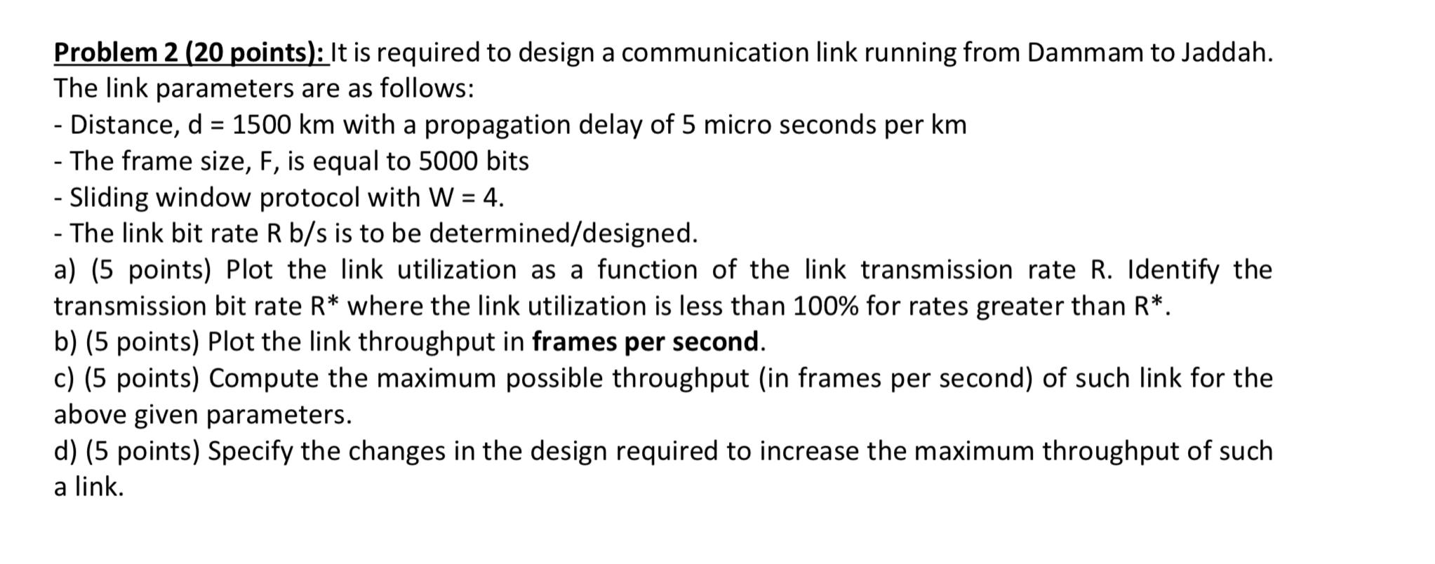Solved = = Problem 2 (20 points): It is required to design a | Chegg.com