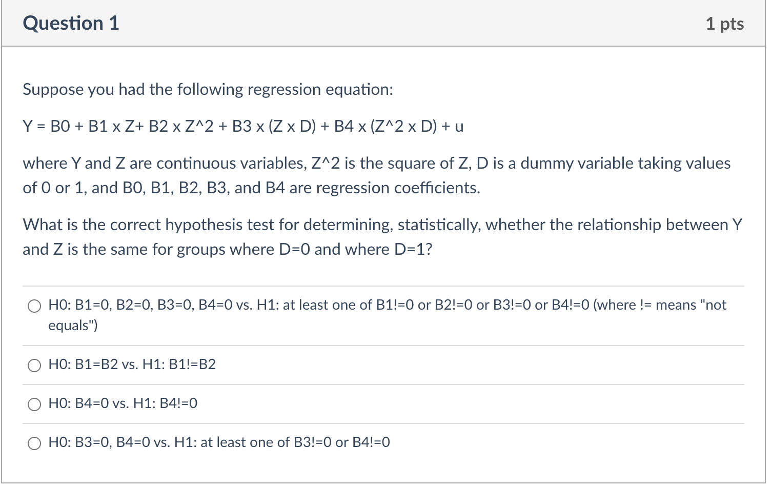 Solved Suppose You Had The Following Regression Equation: | Chegg.com