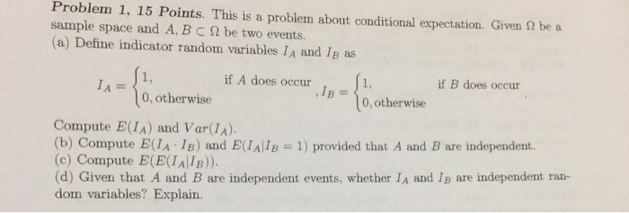 Solved Problem 1, 15 Points. This is a problem about | Chegg.com