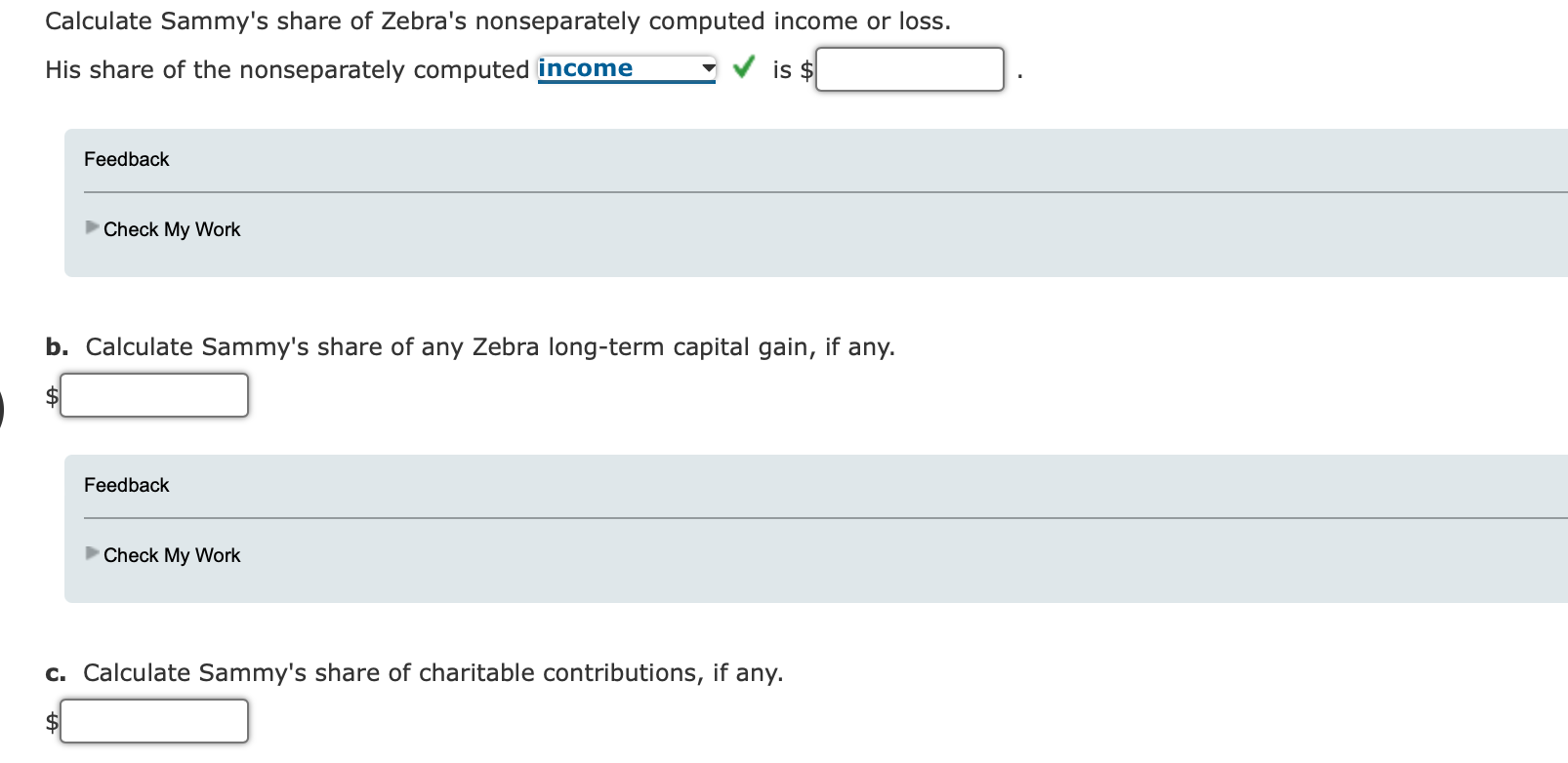 Solved Zebra, Inc., a calendar year S corporation, incurred | Chegg.com