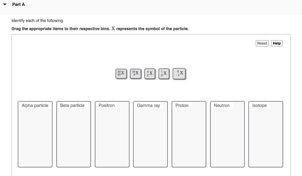 Solved Part A Identify each of the following. Drag the