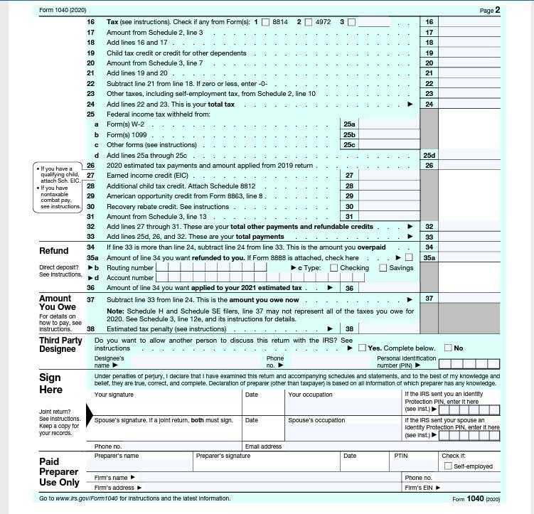 Assume the taxpayer does NOT wish to contribute to | Chegg.com